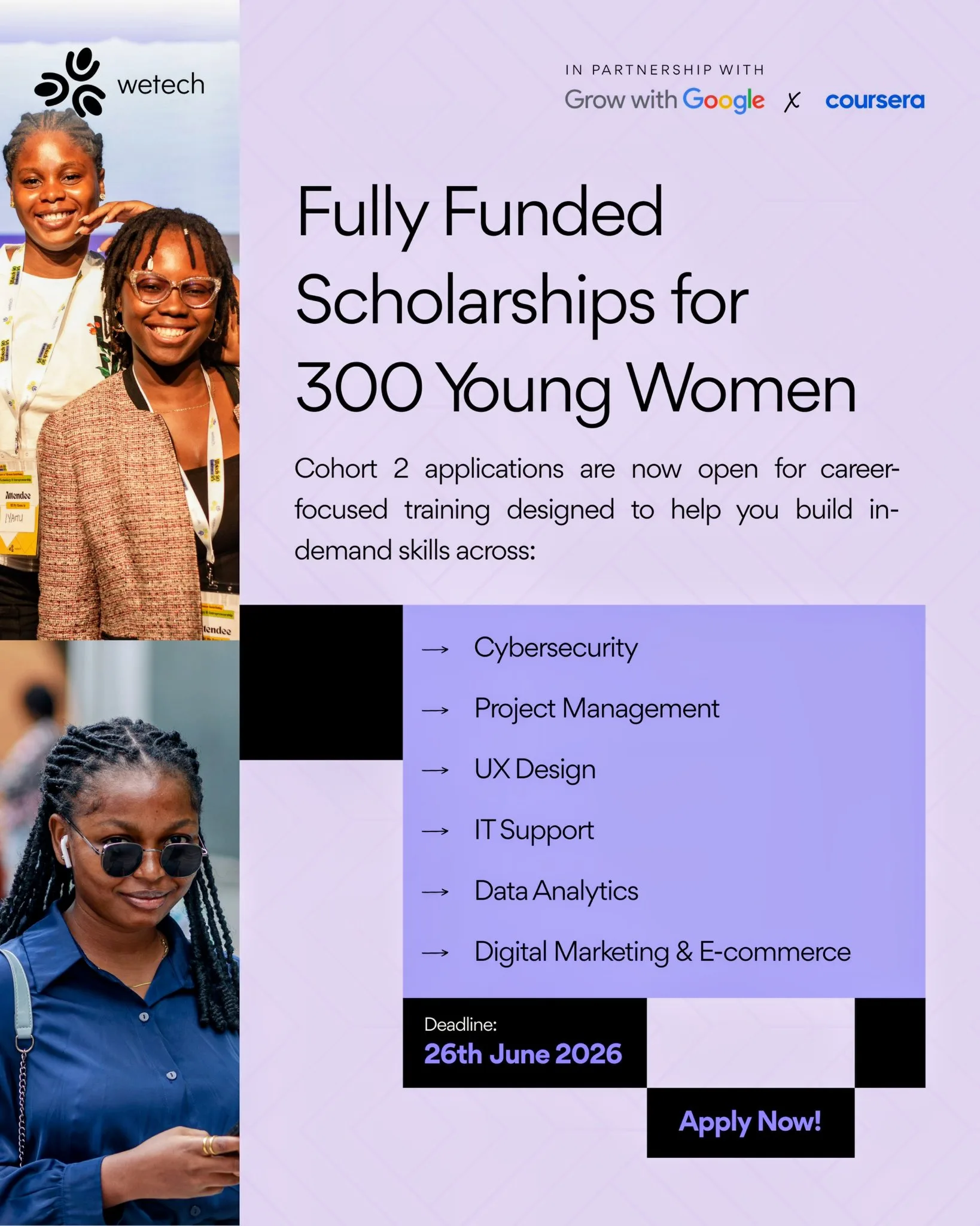 Apply for Google Career Certificate Wetech