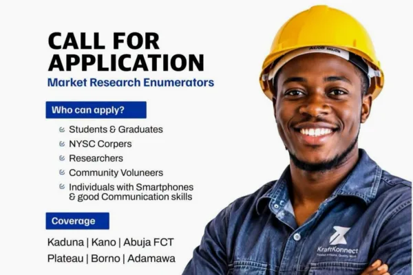 KraftKonnect Enumerator Recruitment