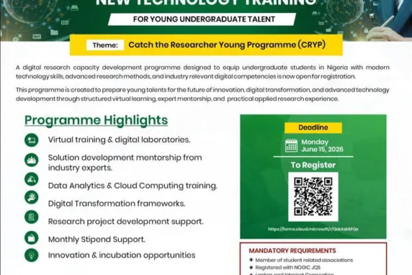 Application for NCDMB Digital Transformation & New Technology Training