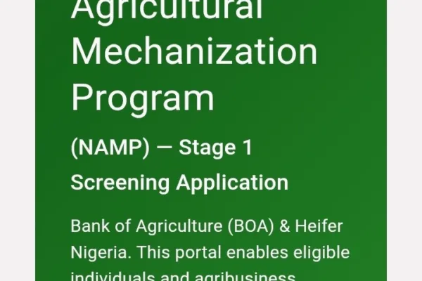 National Agricultural Mechanisation Program