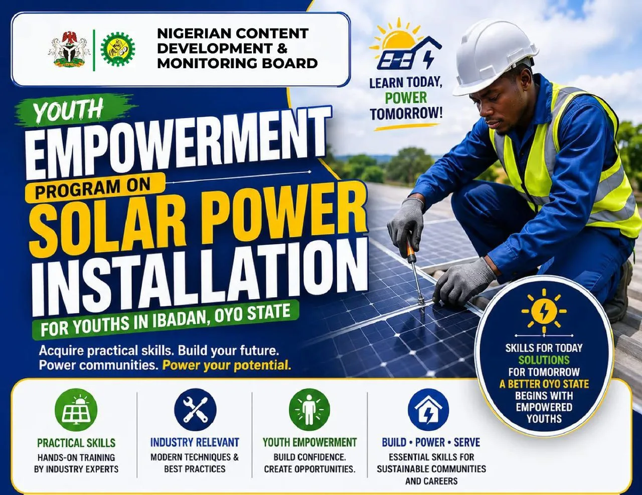 Apply for Nigerian Content Development Management Board Youth empowerment in Oyo State