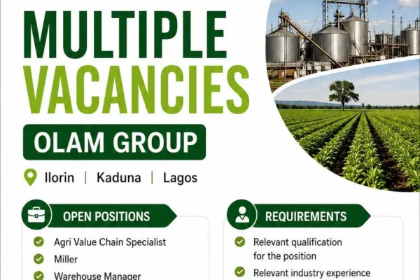 Olam Group Multiple Vacancies