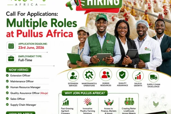 Application for Pullus Africa Recruitment