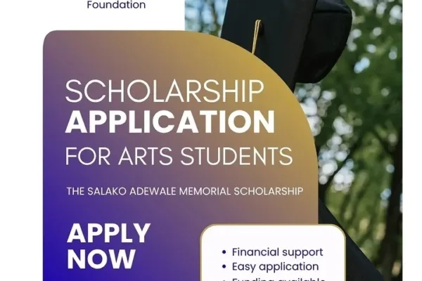 Application for Salako Adewale Memorial Scholarship