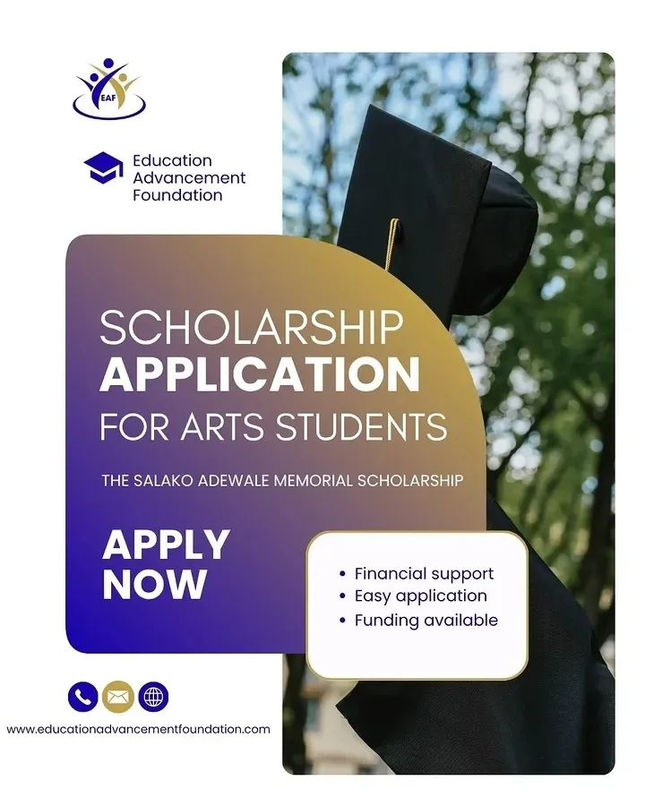 Application for Salako Adewale Memorial Scholarship