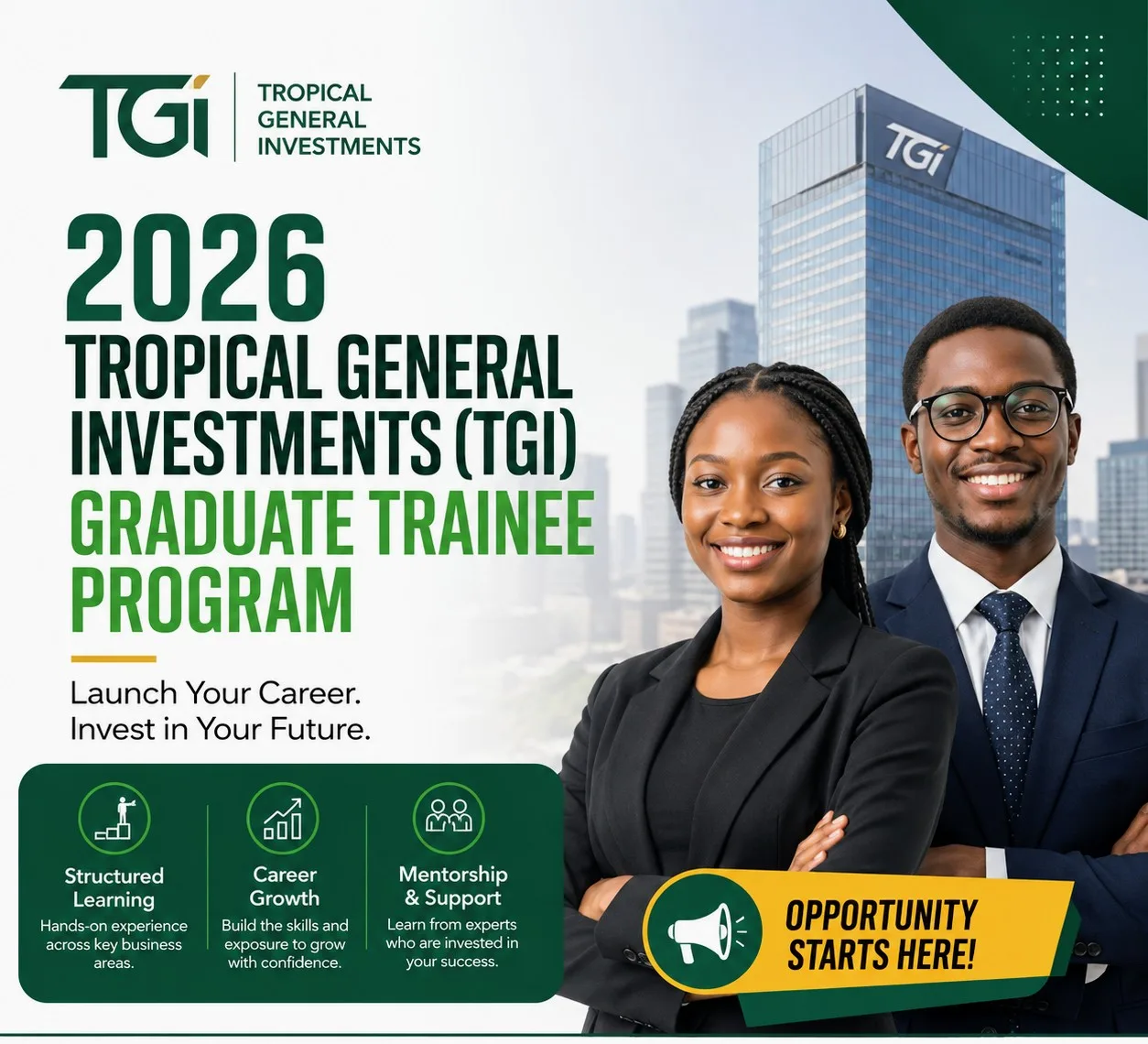 TGI Nigeria Graduate trainee