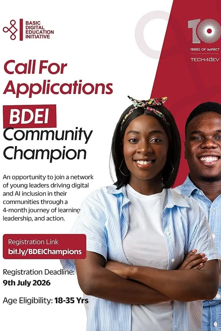 Application for TechDev Recruitment now open