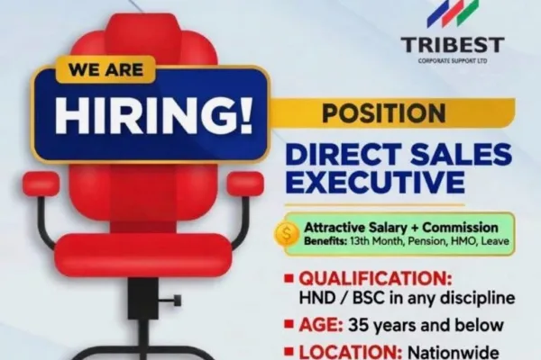 Application for Tribest Corporate Support Recruitment 2026 now open
