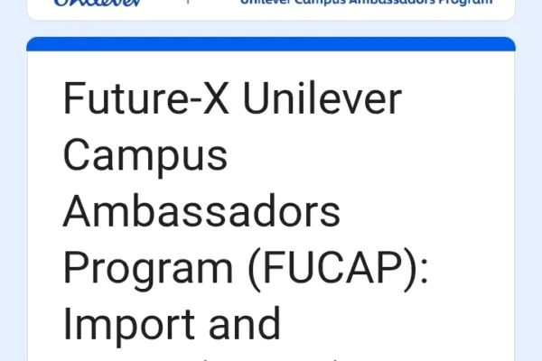 Unilever ImpEx Internship Program Campus Ambassador Program