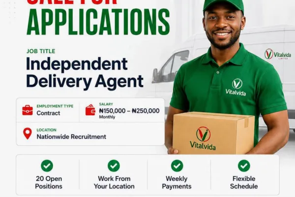 Vitalvida Limited Independent Delivery Agent Recruitment