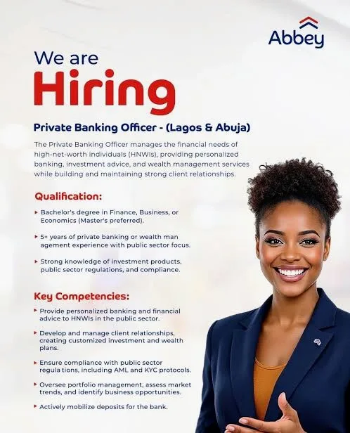 Abbey Bank Recruitment