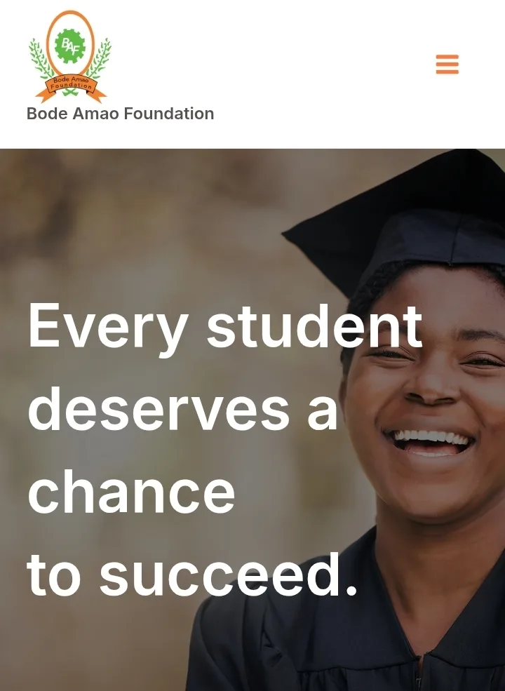Apply for Bode Amao Foundation (BAF) Scholarship 2026