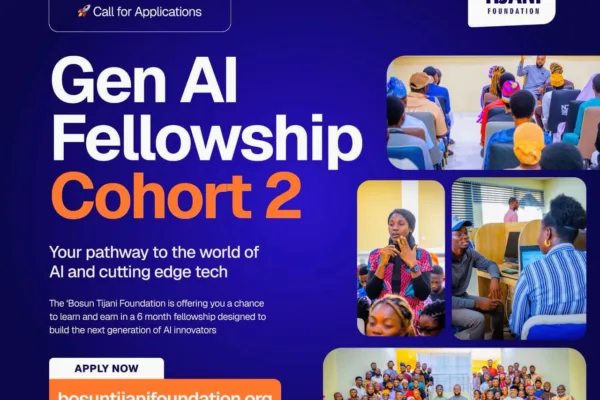 Bosun Tijani AI Gen Fellowship
