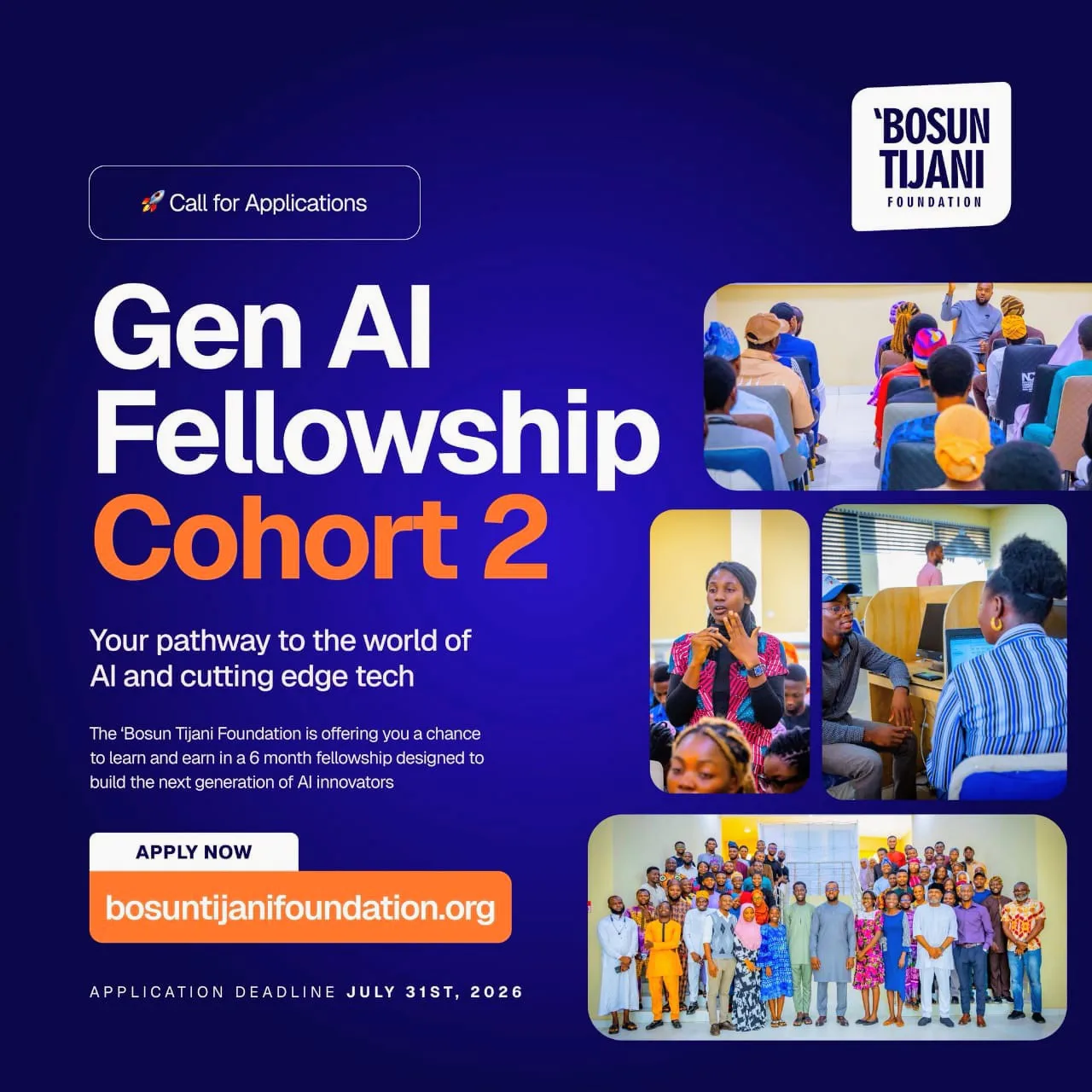 Bosun Tijani AI Gen Fellowship