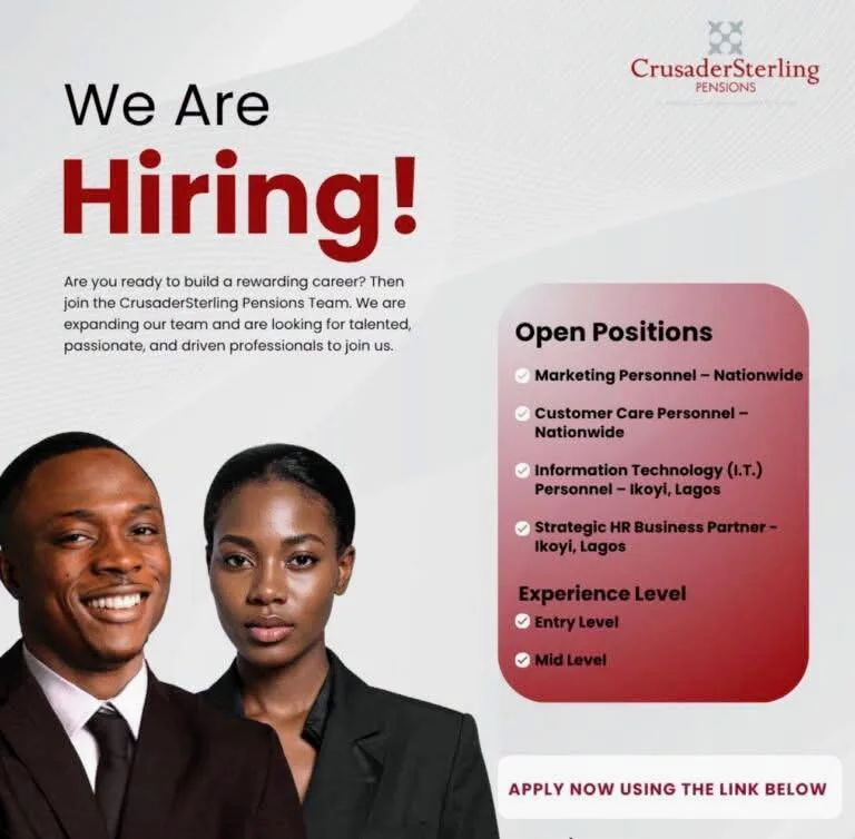 CrusaderSterling recruitment