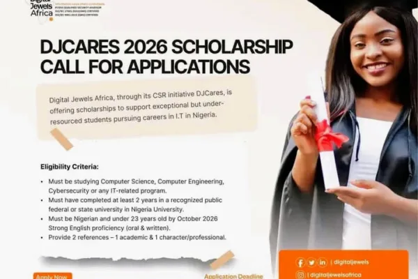 Application now open for DJCARES Scholarship Program