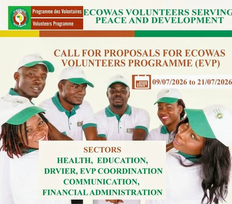 Apply for Ecowas Volunteers Programme