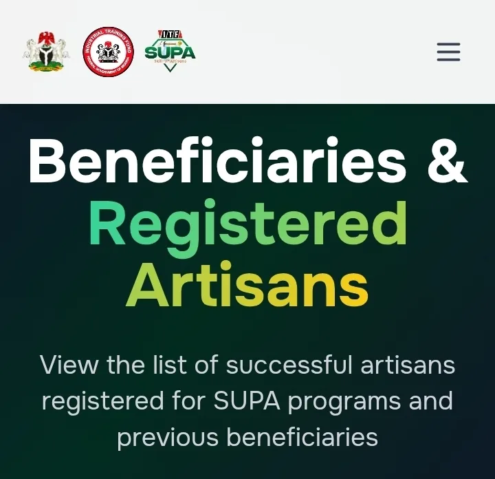 Check your FG ITF Skill-Up Artisans Programme Shortlist
