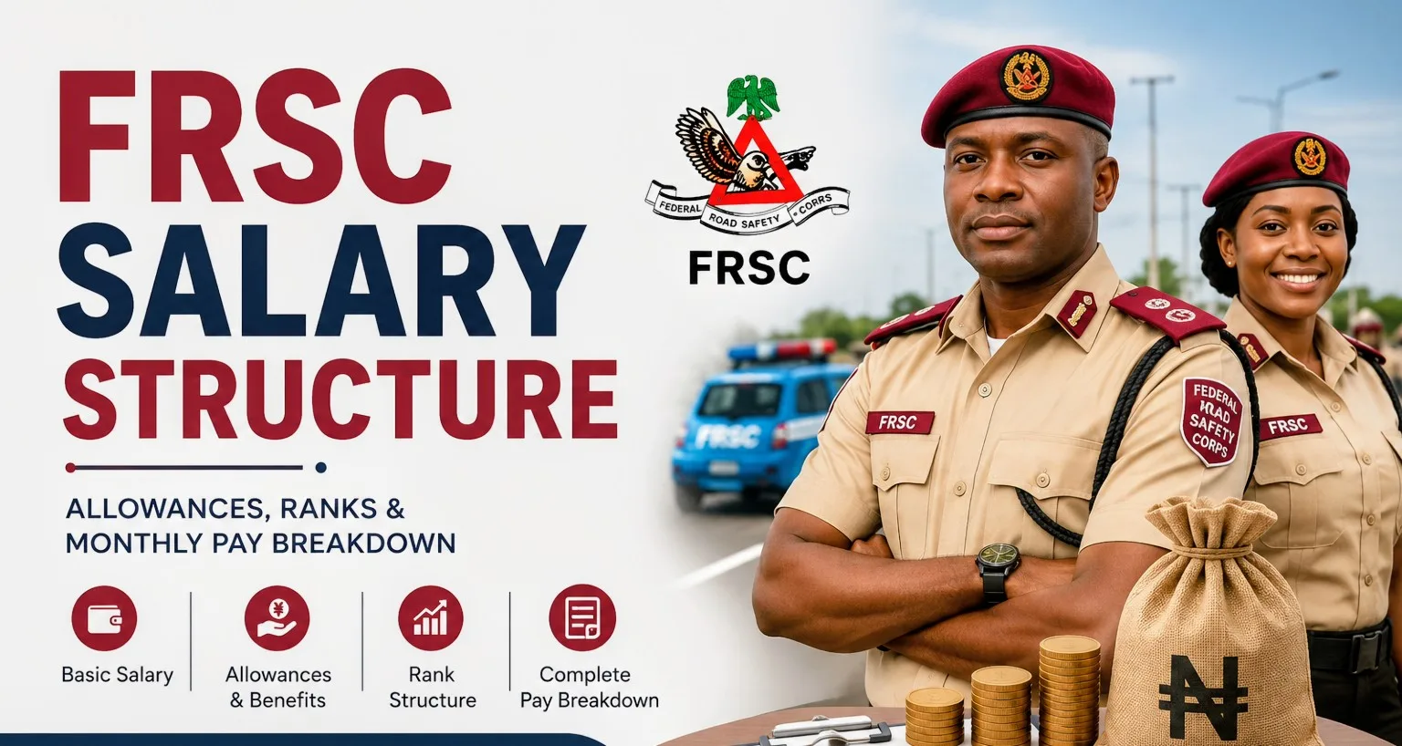 Full details on Federal Road Safety Ranks and Salary Structure