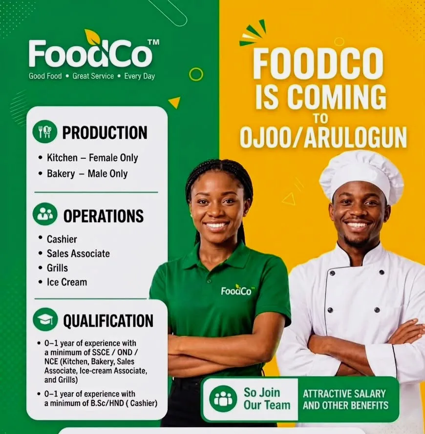 Apply for FoodCo recruitment