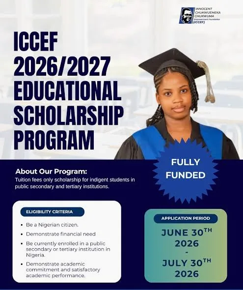ICCEF Scholarship Educational Support Programme