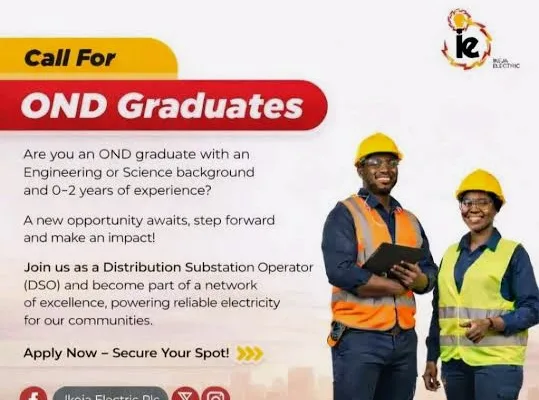 Ikeja electric OND Recruitment