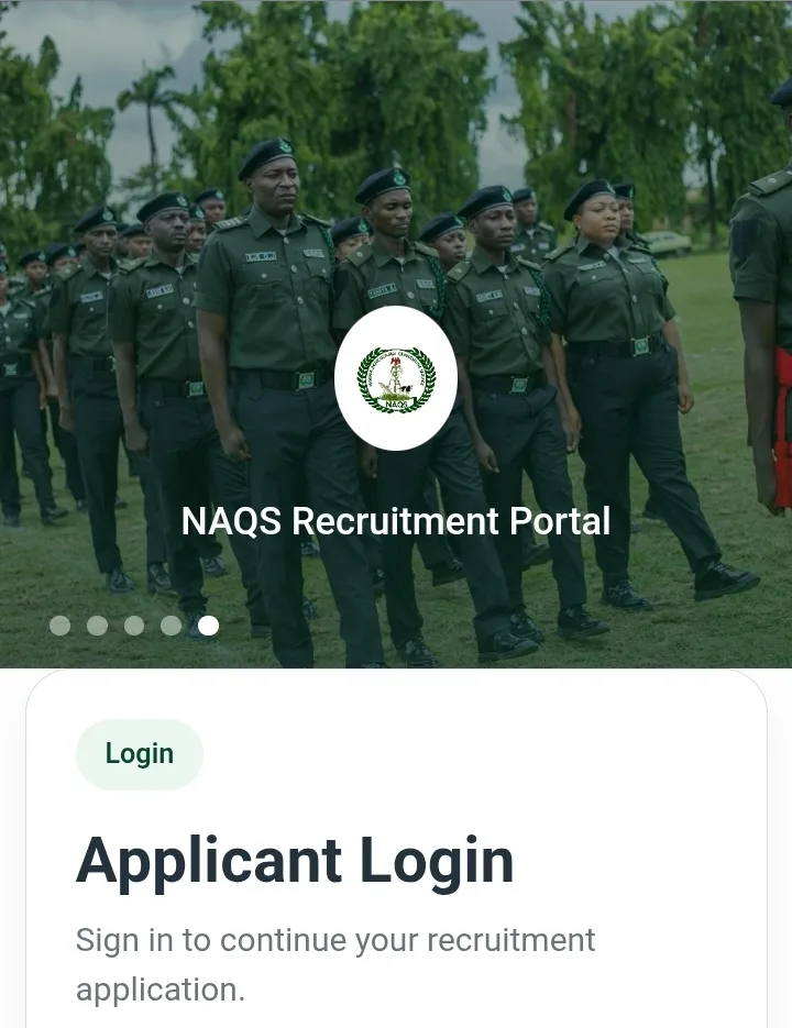 NAQS Recruitment Portal