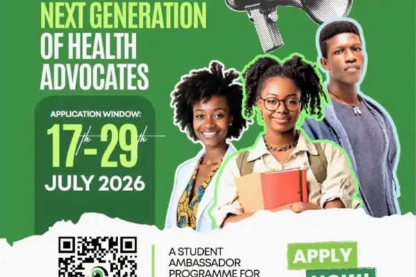Apply for the Nigeria Health Watchers Network Student Ambassador Programme 2026.