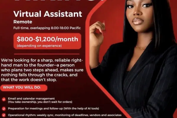 Apply for the Virtual Assistant position at Leaders ADAPT.
