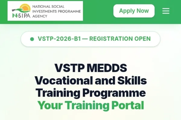 FG Renewed Hope Vocational & Skills Training Programme 2026 now open nationwide. Apply via NSIPA portal.