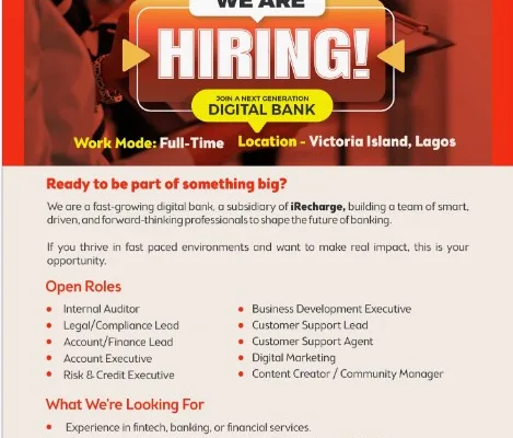 iRecharge is hiring