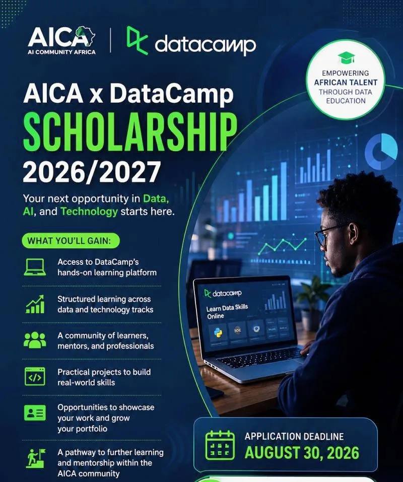 Apply for AICA x DataCamp Scholarship