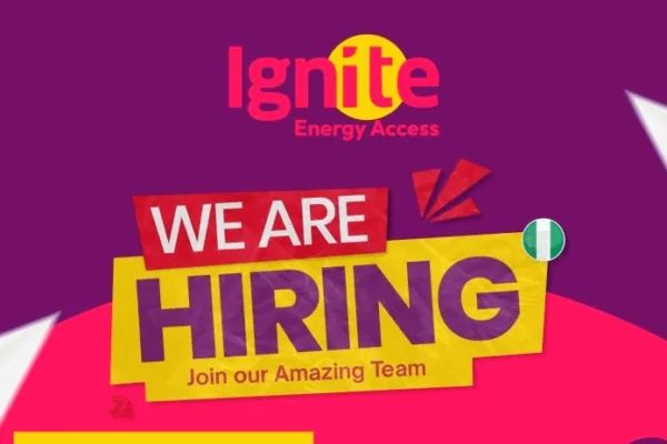 Ignite Energy Access is Hiring for Sales Team Lead Positions Available