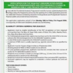 Apply for Presidential Amnesty Programme (PAP) 2026/2027 Onshore Scholarship Application