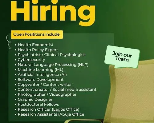 Application for SRHIN Recruitment 2026 is open with multiple job opportunities available – See how to apply.
