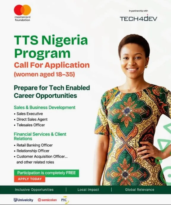 Apply for the TTS Nigeria Programme 2026