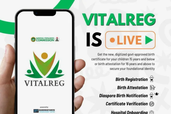 Apply via VitalReg portal