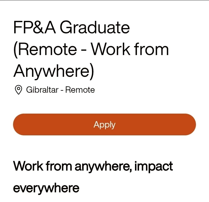 Apply for Xapo Bank FP&A Graduate Programme 2026