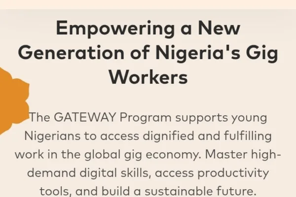 Apply for the Co-creation HUB (CcHUB) x Mastercard Foundation GATEWAY Program 2026