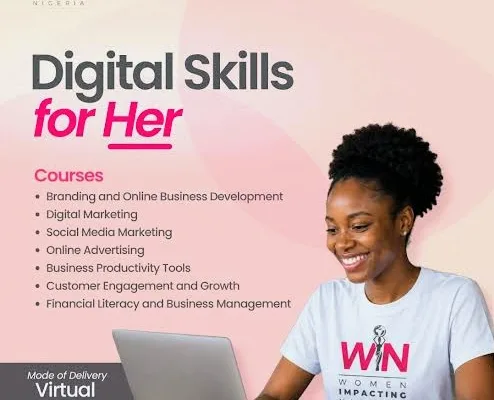 Apply for Digital Skills for Her Training Programme 2026