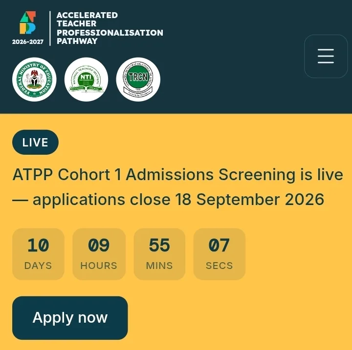 Apply for FG ATPP Cohort 1 Application.