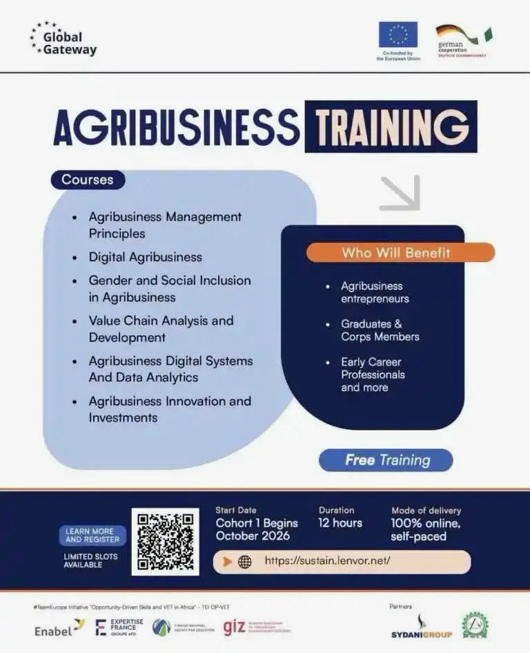 Free Agribusiness training