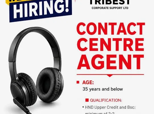 Tribest Corporate Support Limited Hiring Call Center Agents